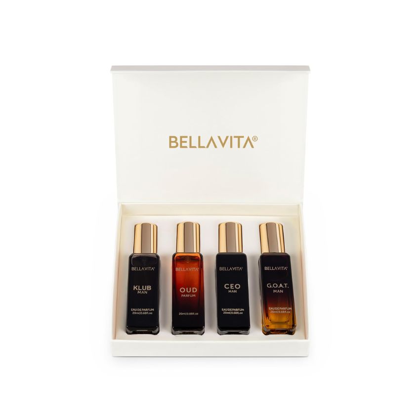 Bella Vita Luxury Man Perfume Gift Set 4×20 ml