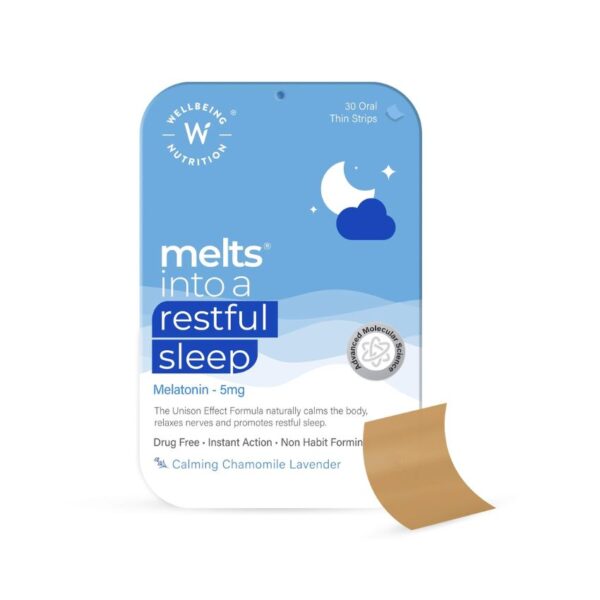 Wellbeing Nutrition Melts Restful Sleep Strips