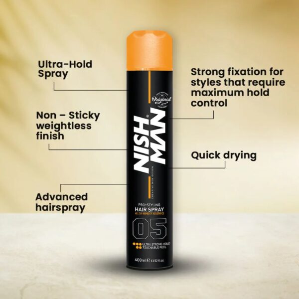 NishMan Pro Styling Hair Spray 01