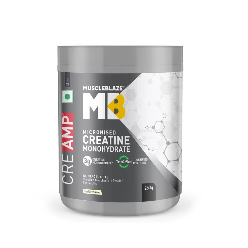 MuscleBlaze Creatine Monohydrate CreAMP™ – 250Gm