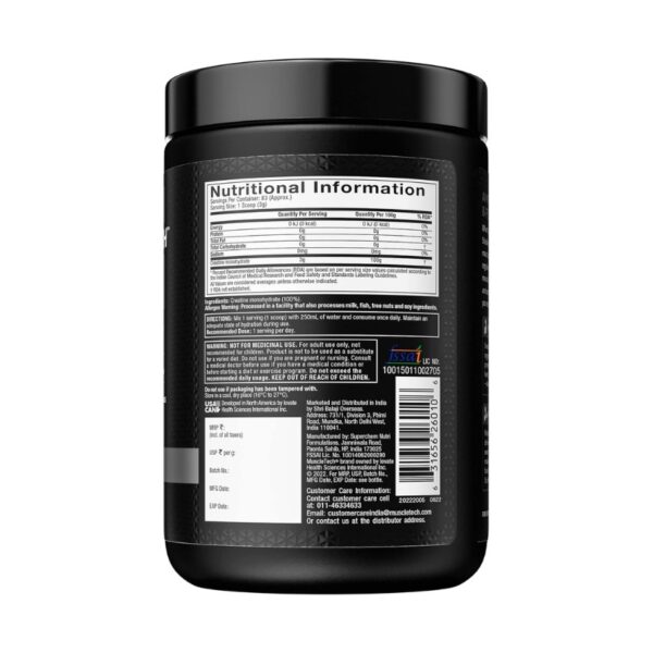 Muscletech Platinum 100% Creatine Powder (Unflavoured - 250 Gram 01